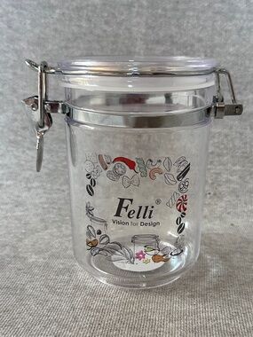 Felli Acrylic Storage Canister: BRAND NEW